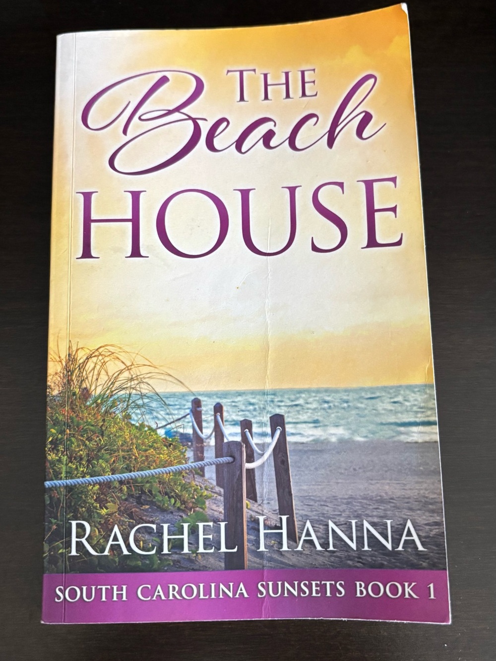 The Beach House Paperback - Yellow & Purple Cover